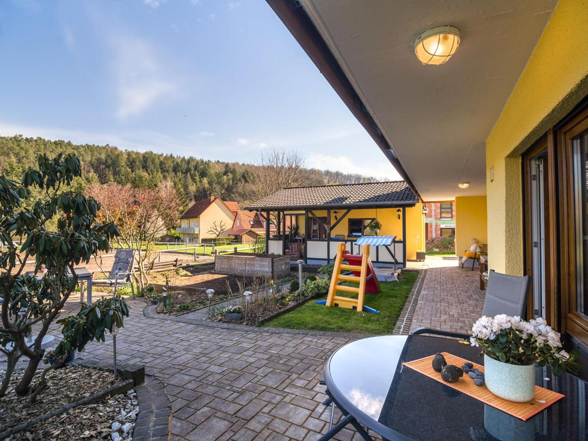 Apartment In The Odenwald With Terrace Mossautal Luaran gambar